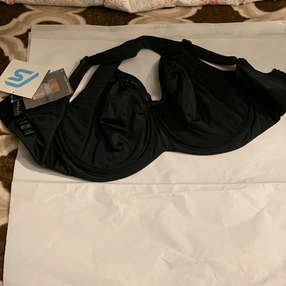Benson Black Sports Bra NWT size 34G adjustable - Picture 10 of 15
